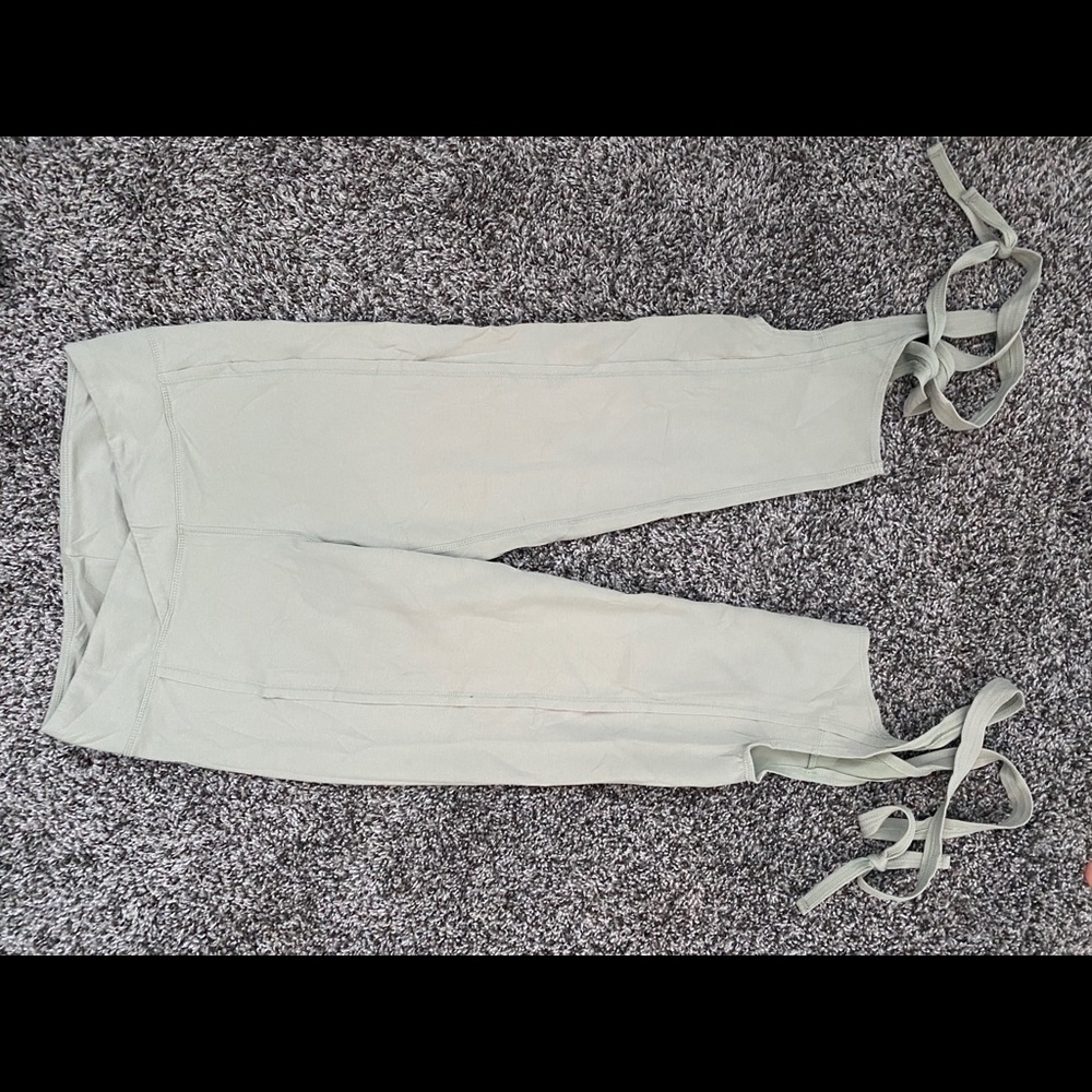 Free people tie leggings.